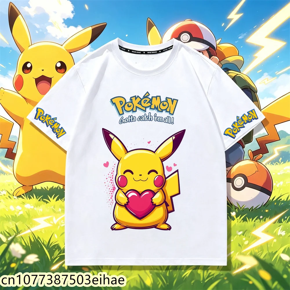 Street Fashion For Boy - Cartoon Pokémon Print Kids T-Shirt New
