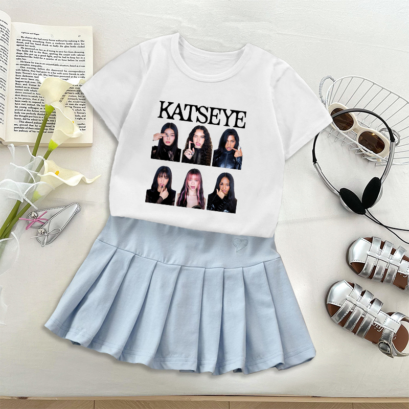 Fashion K POP K-KATSEYE T-shir - Street Fashion Tshirt 评论和价格