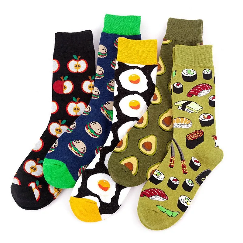 5 Pairs Cotton Fashion Persona - Street Fashion For Boy 评论和价格