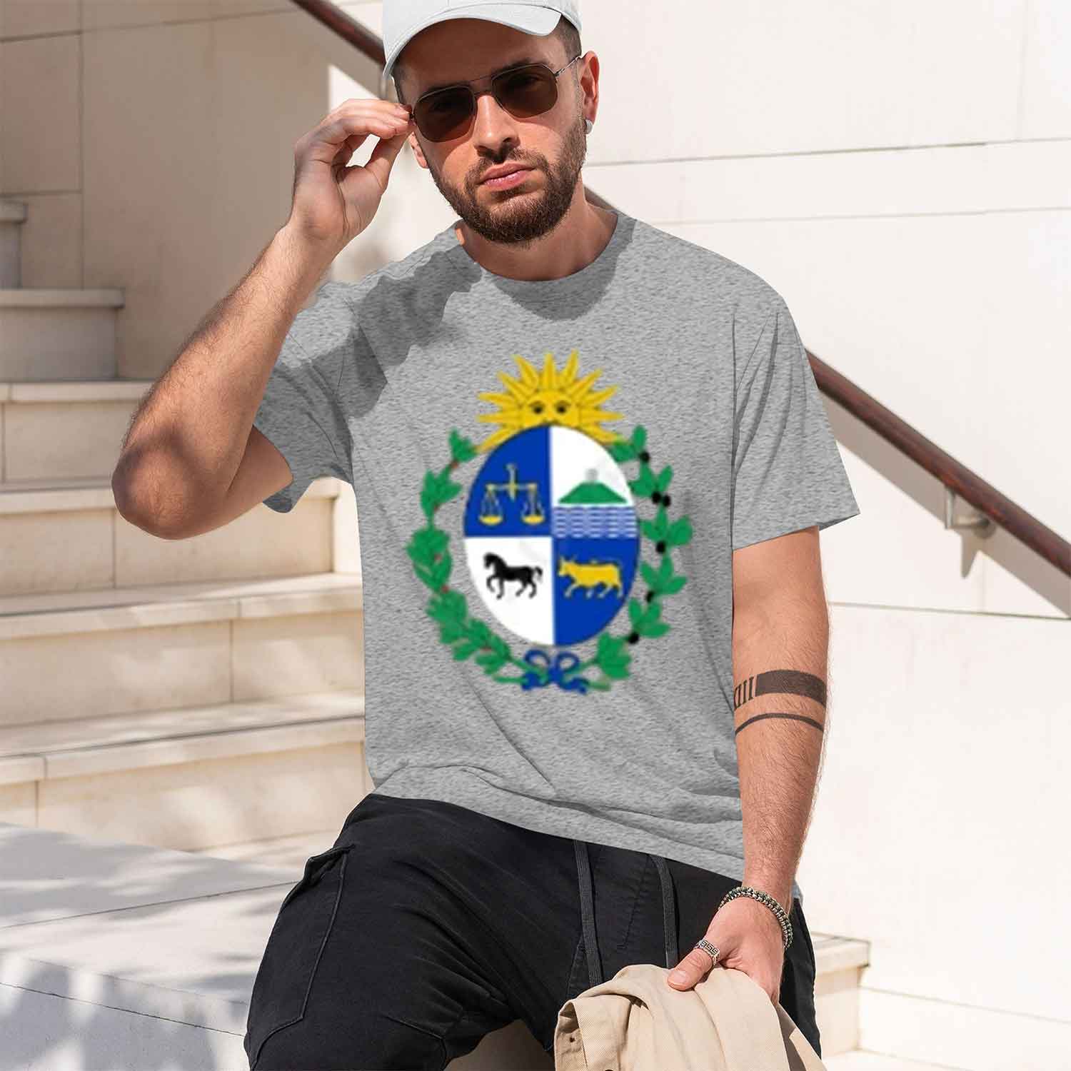 Coat of Arms of Uruguay Man Gr - Street Fashion China Models 评论和价格