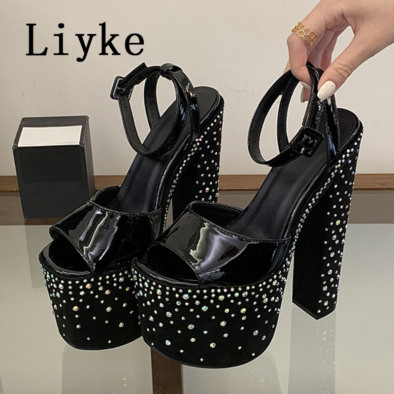 Liyke Fashion Crystal Rhinesto - Street Fashion Styles 评论和价格
