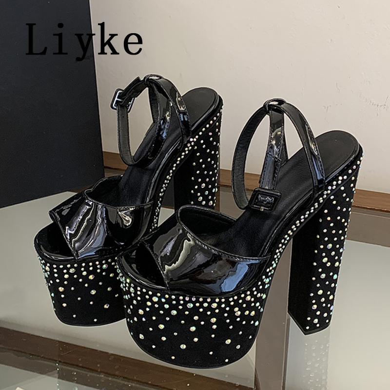 Liyke Fashion Crystal Rhinesto - Street Fashion Styles 评论和价格