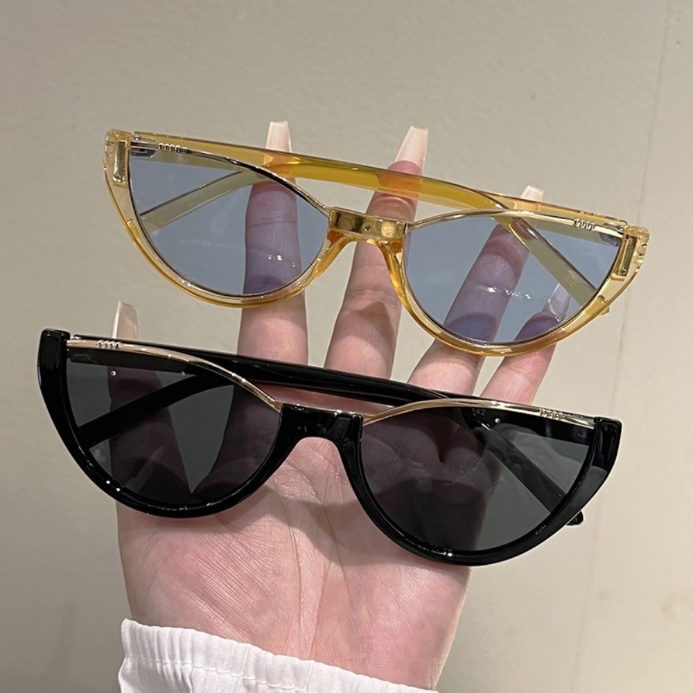 Fashion Half-frame Cat Eye Sun - Street Fashion Photography 评论和价格