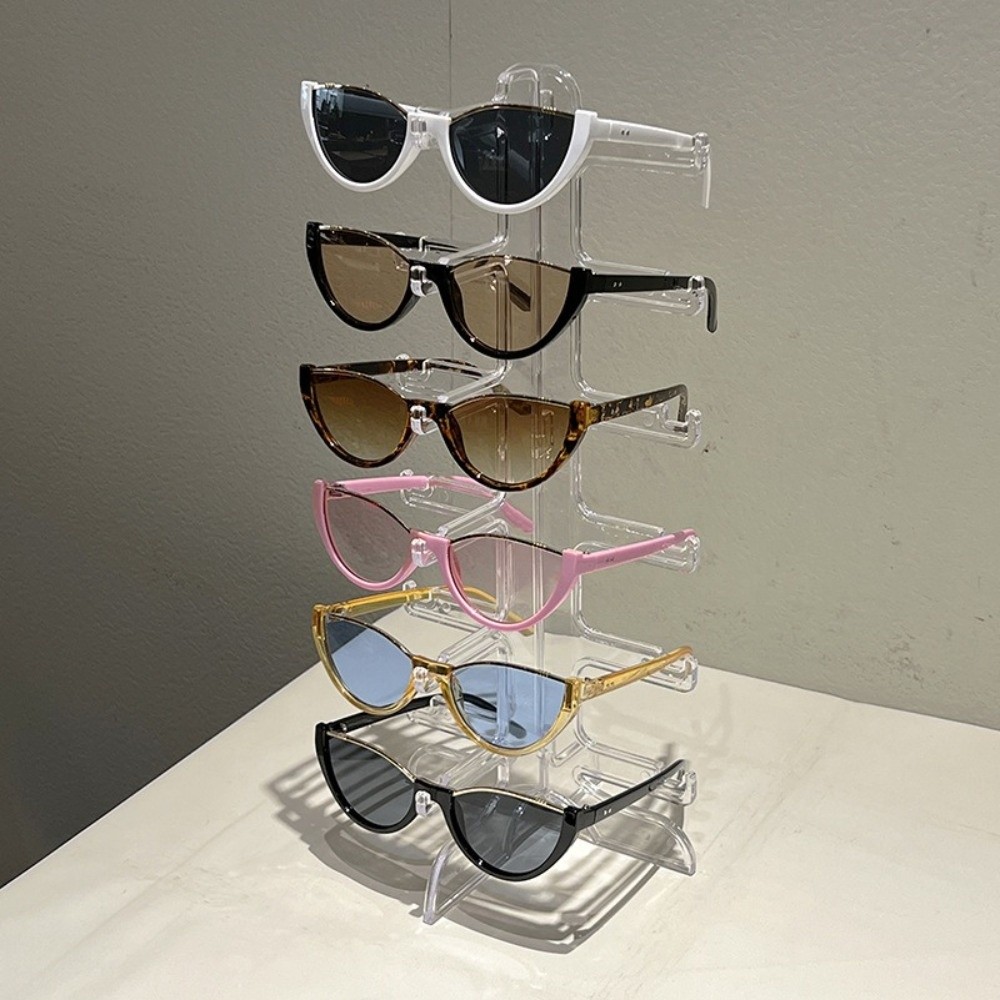 Fashion Half-frame Cat Eye Sun - Street Fashion Photography 评论和价格