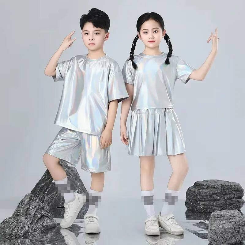 Boys and Girls Hip-hop Set Sil - Street Fashion For Boy 评论和价格