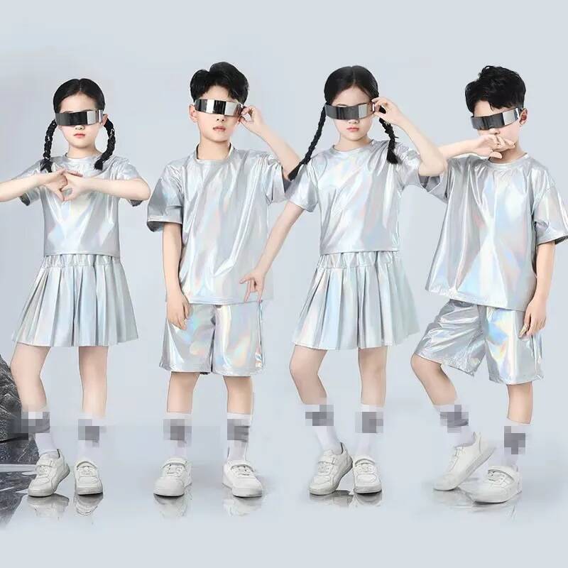 Boys and Girls Hip-hop Set Sil - Street Fashion For Boy 评论和价格