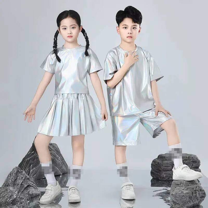 Boys and Girls Hip-hop Set Sil - Street Fashion For Boy 评论和价格