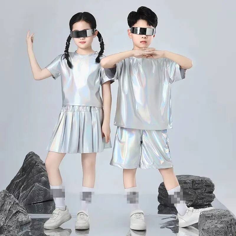 Boys and Girls Hip-hop Set Sil - Street Fashion For Boy 评论和价格