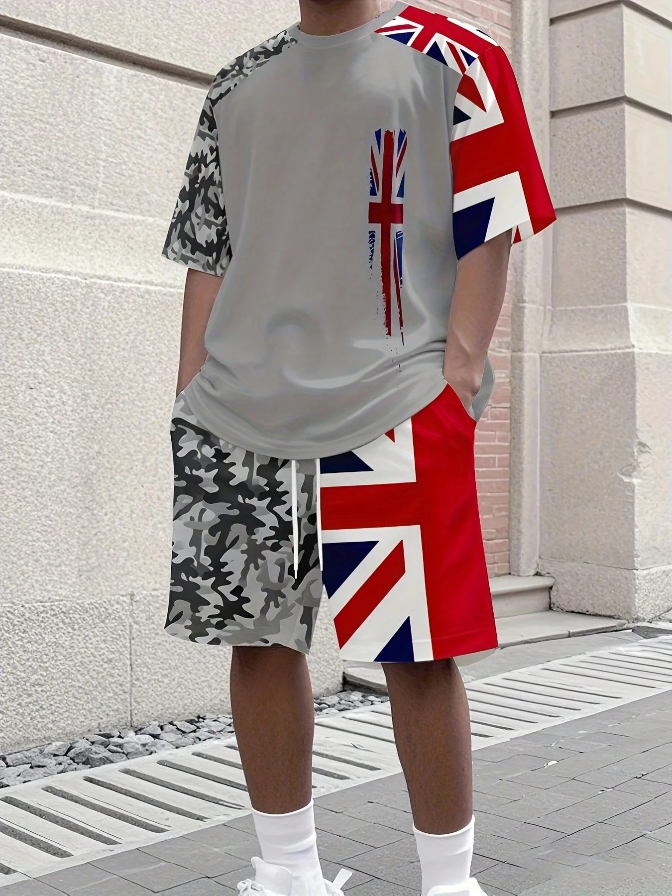 2026 Summer New Men's Short-Sl - Street Fashion Summer 2026 评论和价格