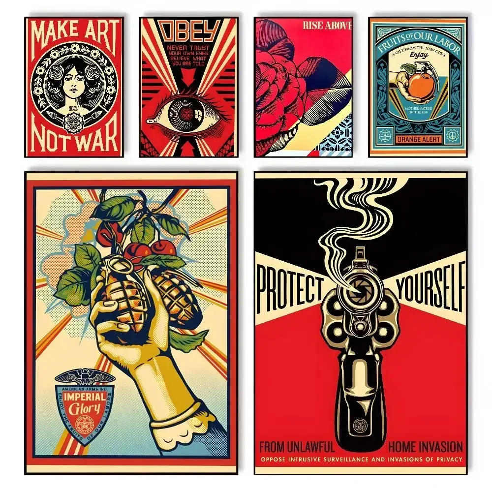 Vintage Shepard Fairey Art Str - Street Fashion Poster 评论和价格
