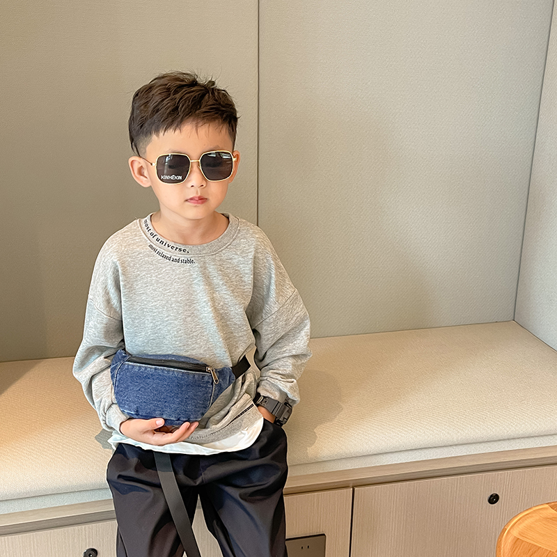 Fashion Denim Children's Waist - Street Fashion For Boy 评论和价格