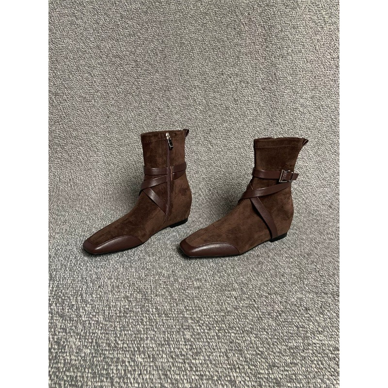 French Vintage Matte Flat Ankl - Street Fashion Vintage 评论和价格
