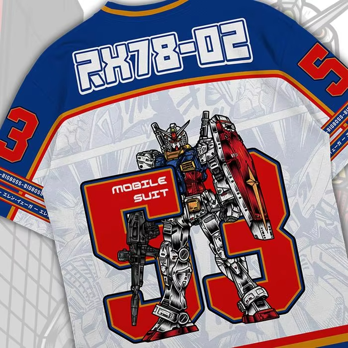 Gundam RX78 Anime Mecha Y2k Ko - Street Fashion Korea 评论和价格