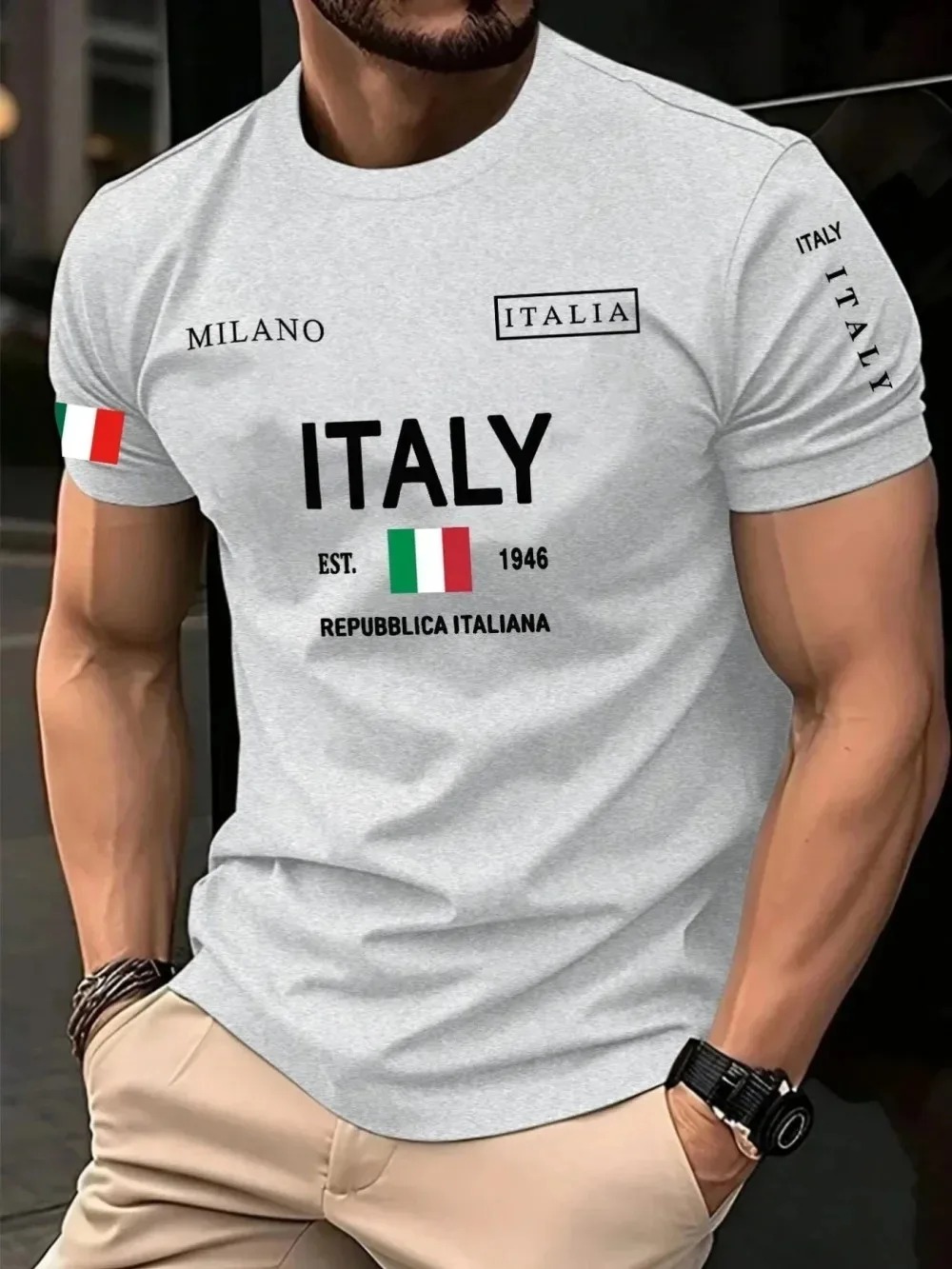 3D Print European  American Fa - Street Fashion Of Milan 评论和价格
