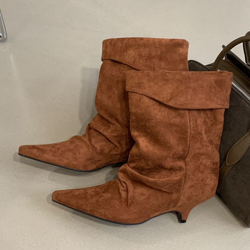 Aneikeh Winter Pointed Toe Thi - Street Fashion Vintage 评论和价格