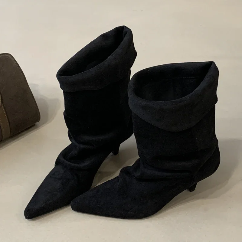 Aneikeh Winter Pointed Toe Thi - Street Fashion Vintage 评论和价格