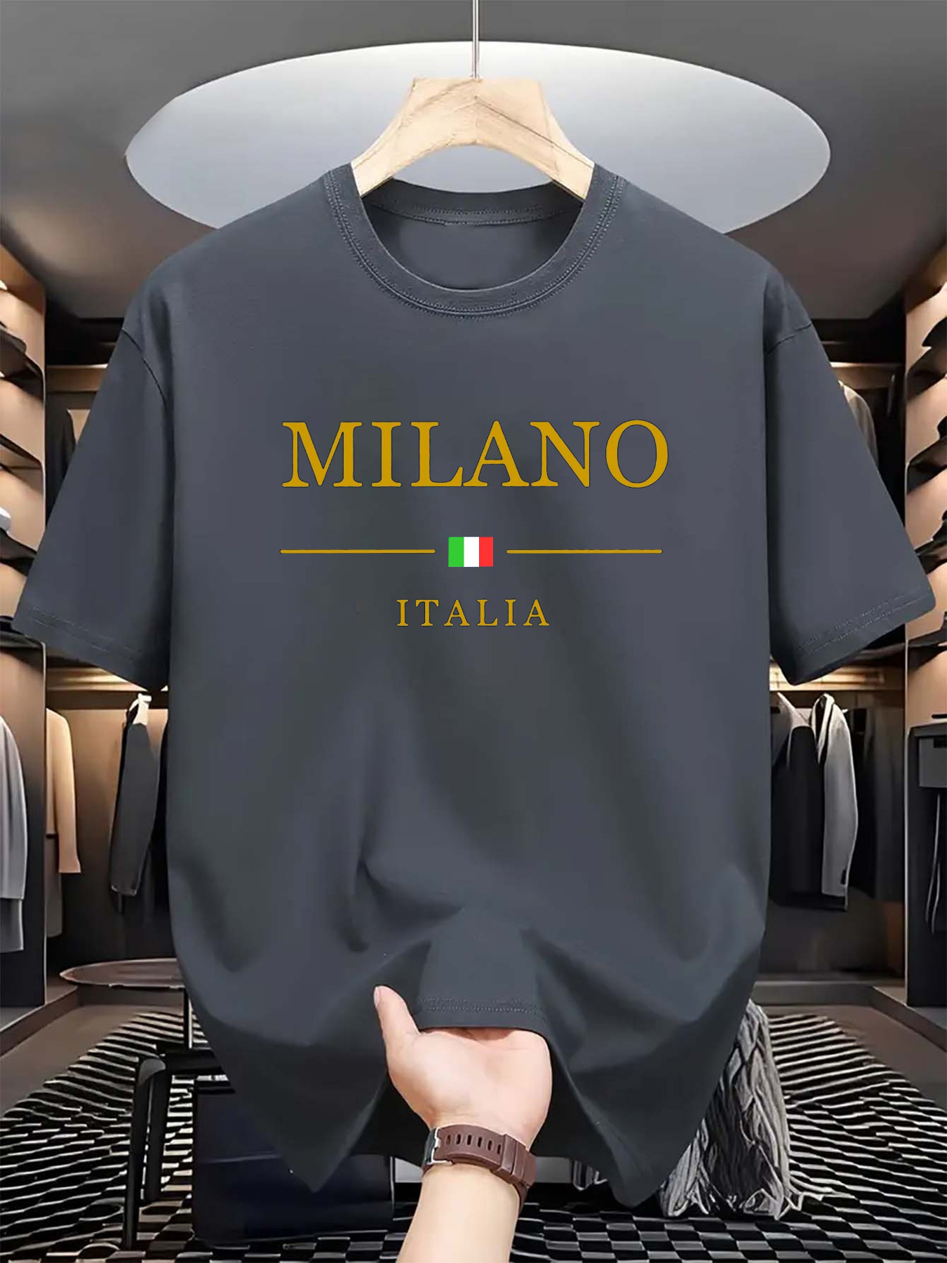 Men's summer 3d printed T-shir - Street Fashion Of Milan 评论和价格