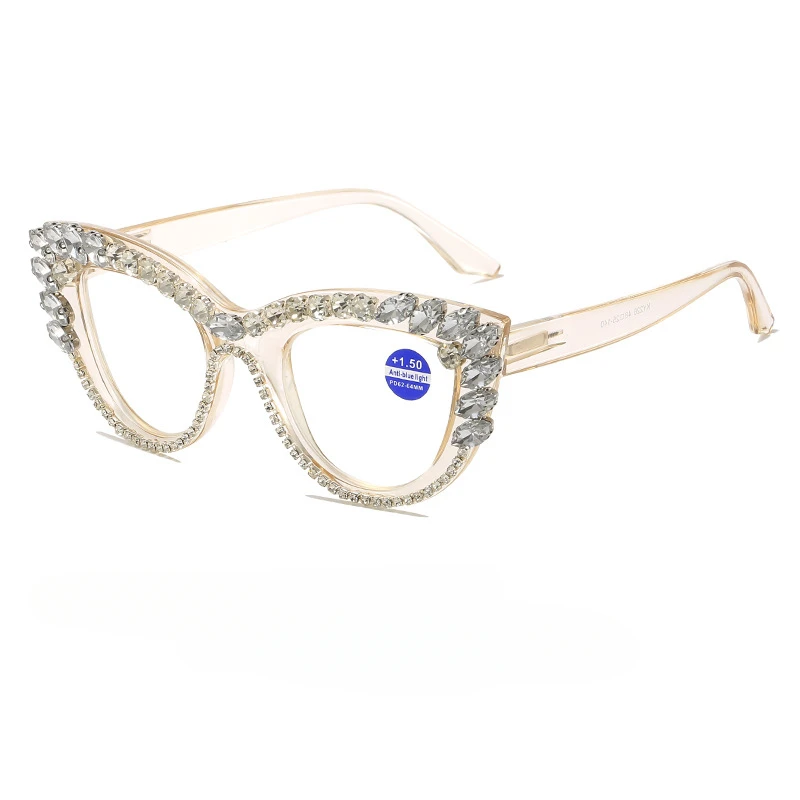 New Retro Cat Eye Diamond Cutt - Street Fashion Photography 评论和价格