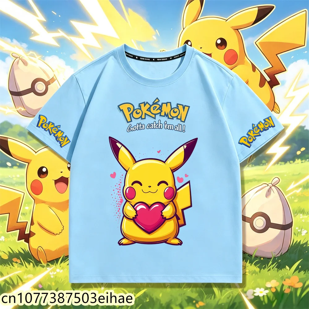 Cartoon Pokémon Print Kids T-S - Street Fashion For Boy 评论和价格