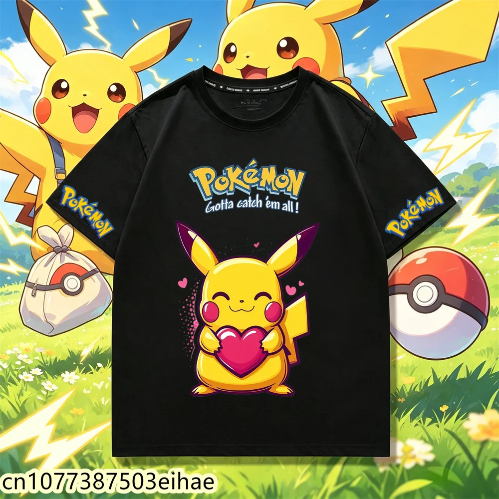 Cartoon Pokémon Print Kids T-S - Street Fashion For Boy 评论和价格