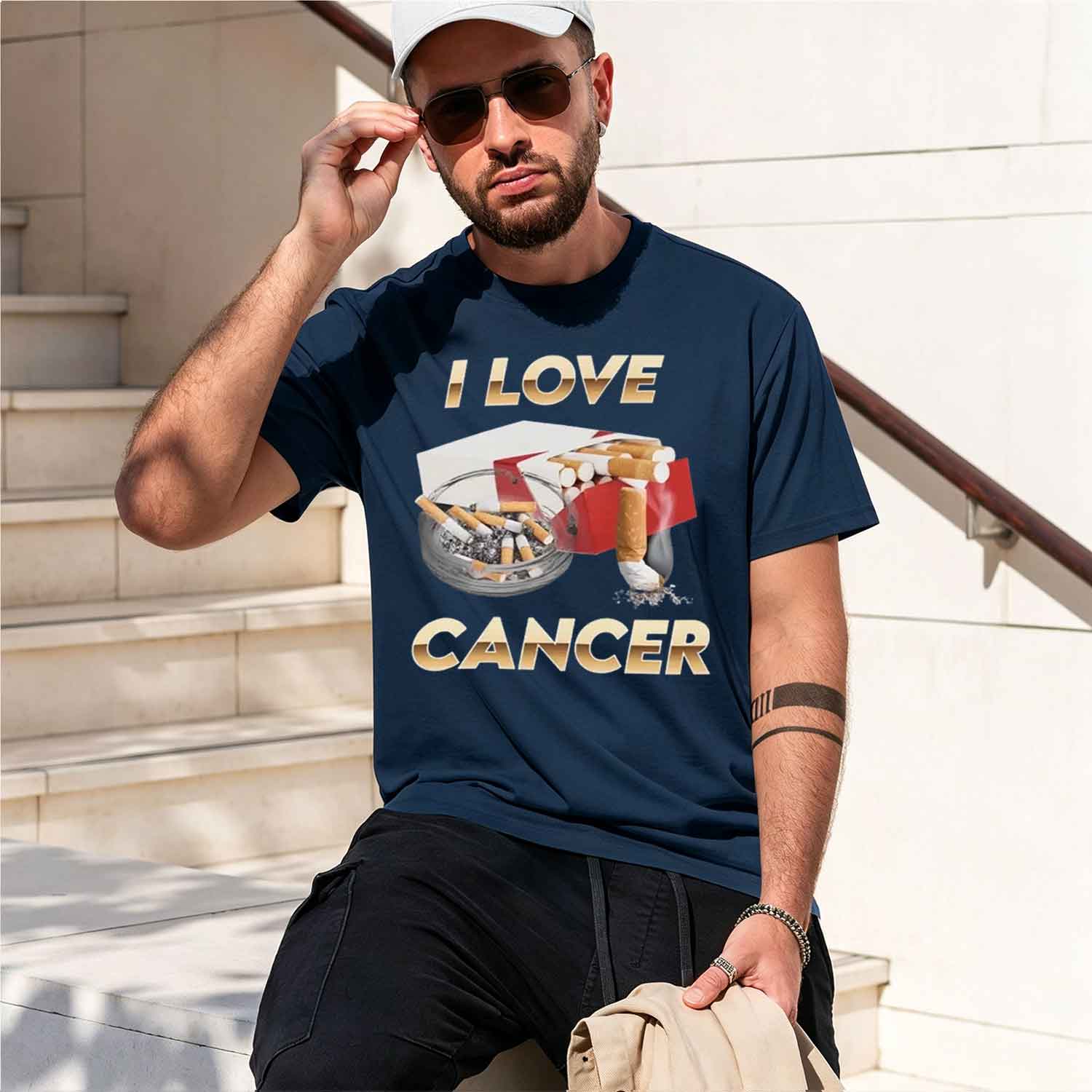 I Love Cancer T-shirt Women's  - Street Fashion China Models 评论和价格