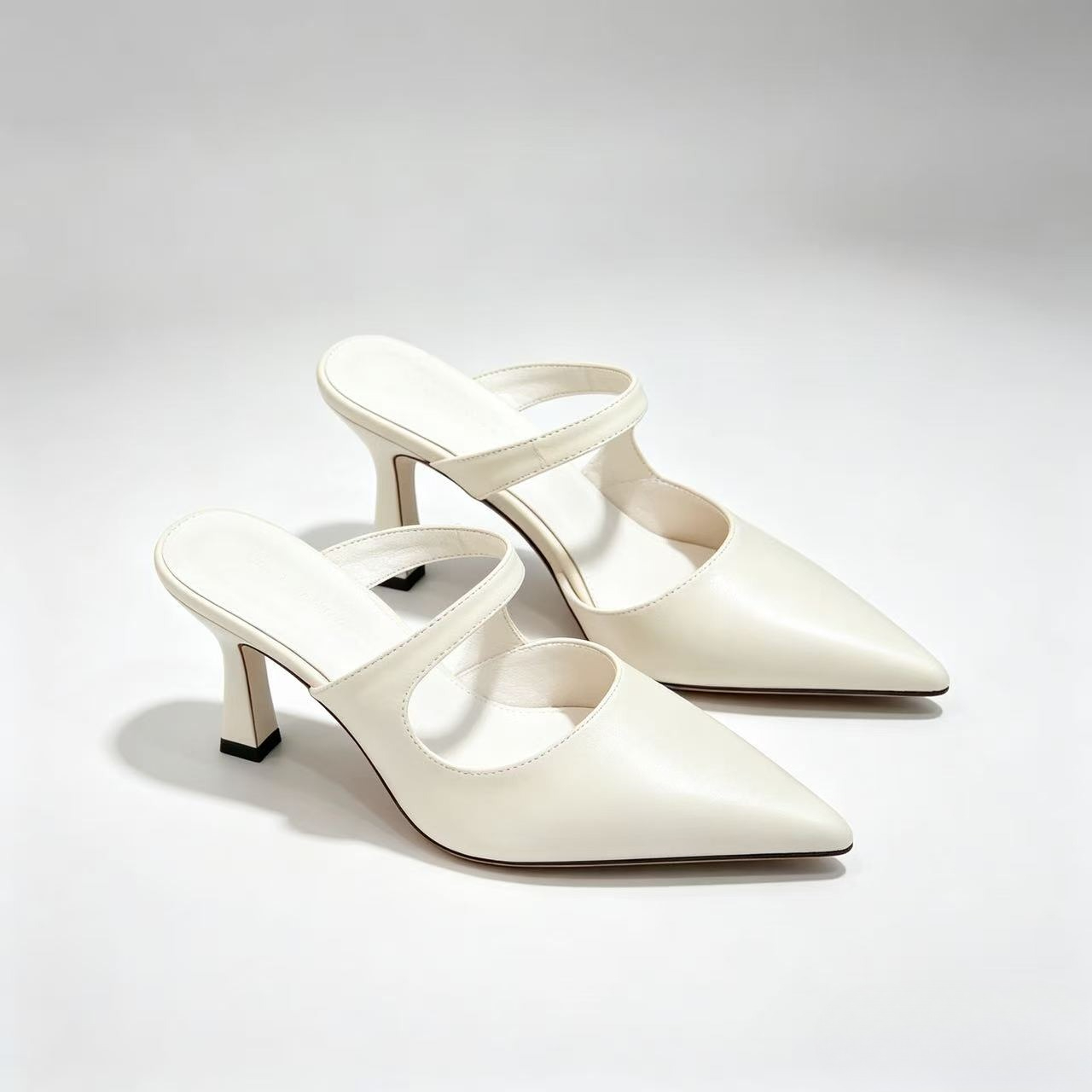 Ladies Pointed Mule High Heels - Street Fashion Styles 评论和价格