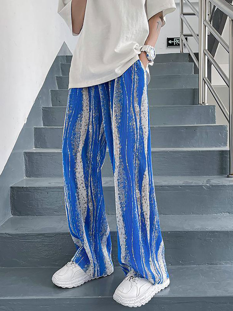 Streetwear Tie-Dye Ice Silk Su - Street Fashion Korea 评论和价格
