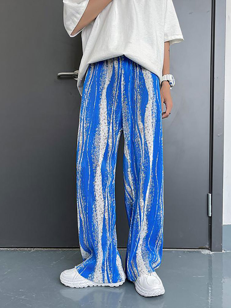 Streetwear Tie-Dye Ice Silk Su - Street Fashion Korea 评论和价格