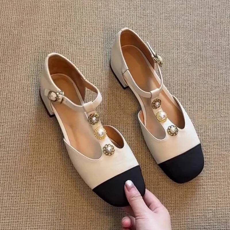 Women Square Toe Heeled Sandal - Street Fashion Styles 评论和价格