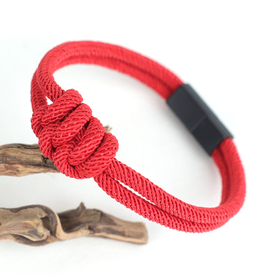 Stylish Men Rope Bracelet High - Street Fashion Of Milan 评论和价格