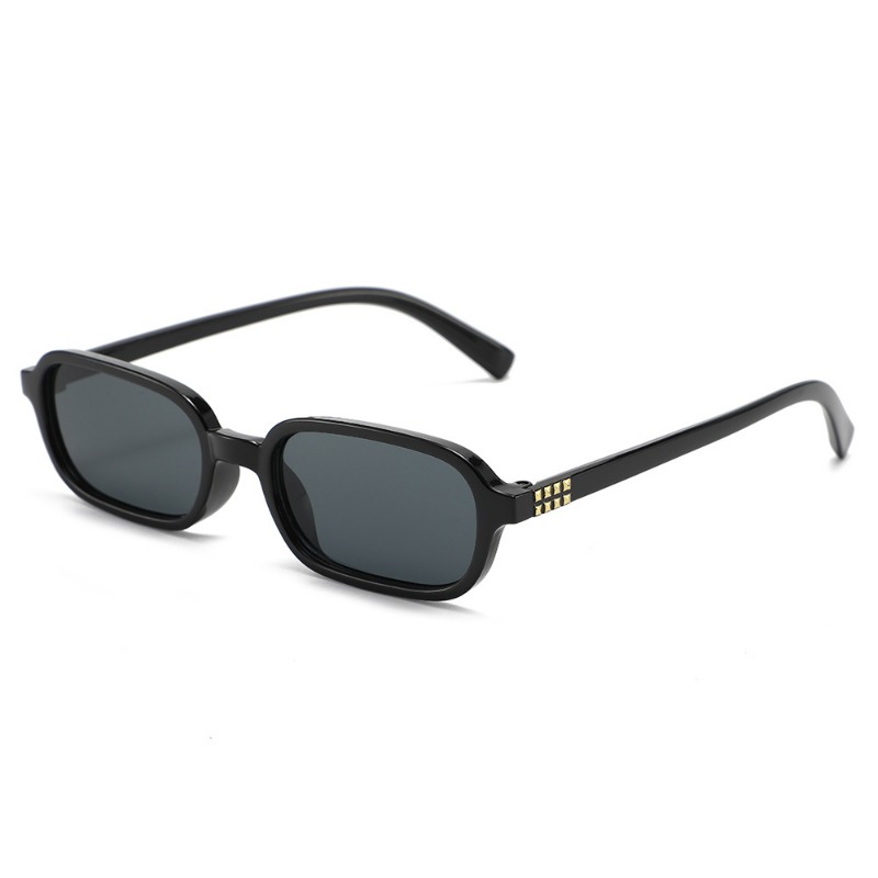 New Small Square Frame Sunglas - Street Fashion Photography 评论和价格