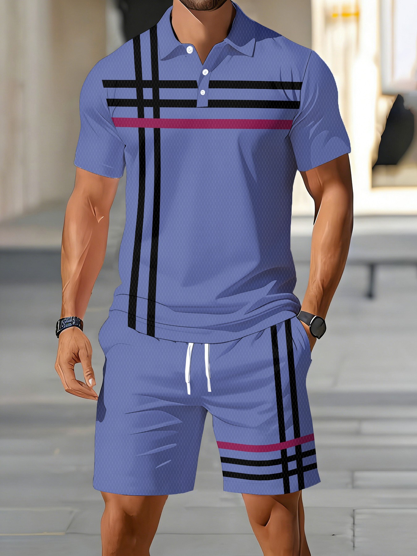 2026 Summer American Men's Pol - Street Fashion Summer 2026 评论和价格