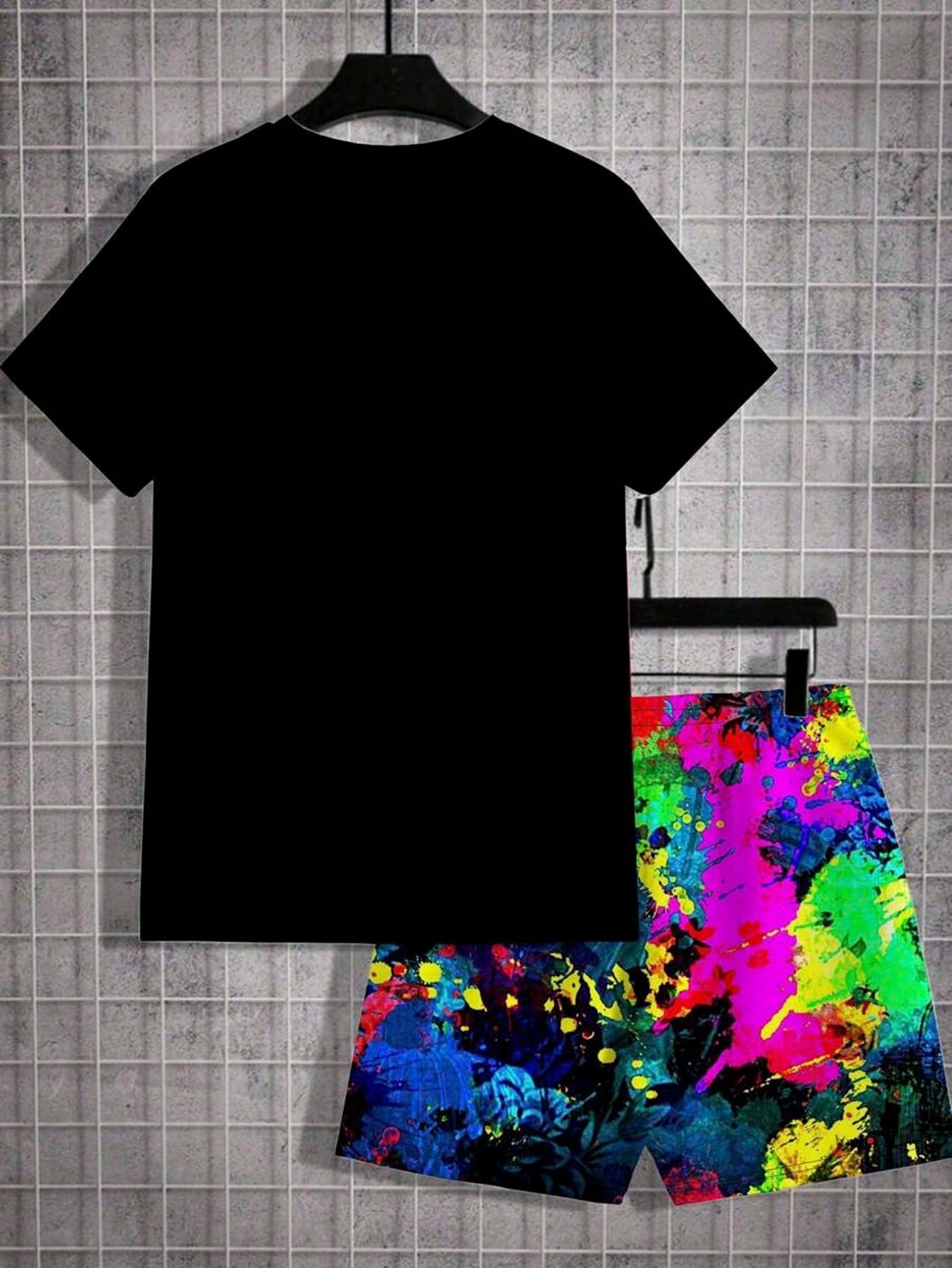 2026 Summer New Men's Short-Sl - Street Fashion Summer 2026 评论和价格