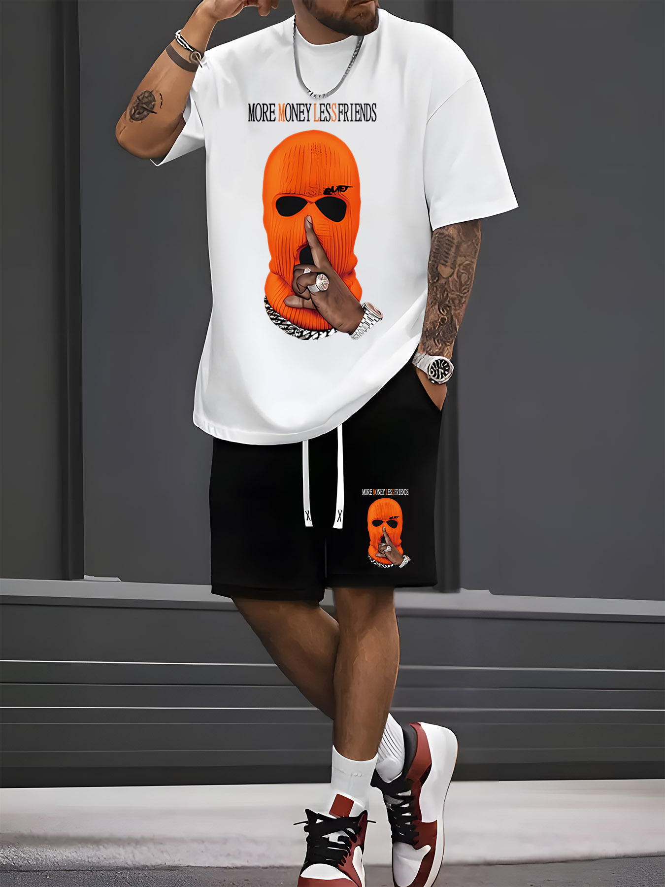 2026 Summer New Men's Short-Sl - Street Fashion Summer 2026 评论和价格