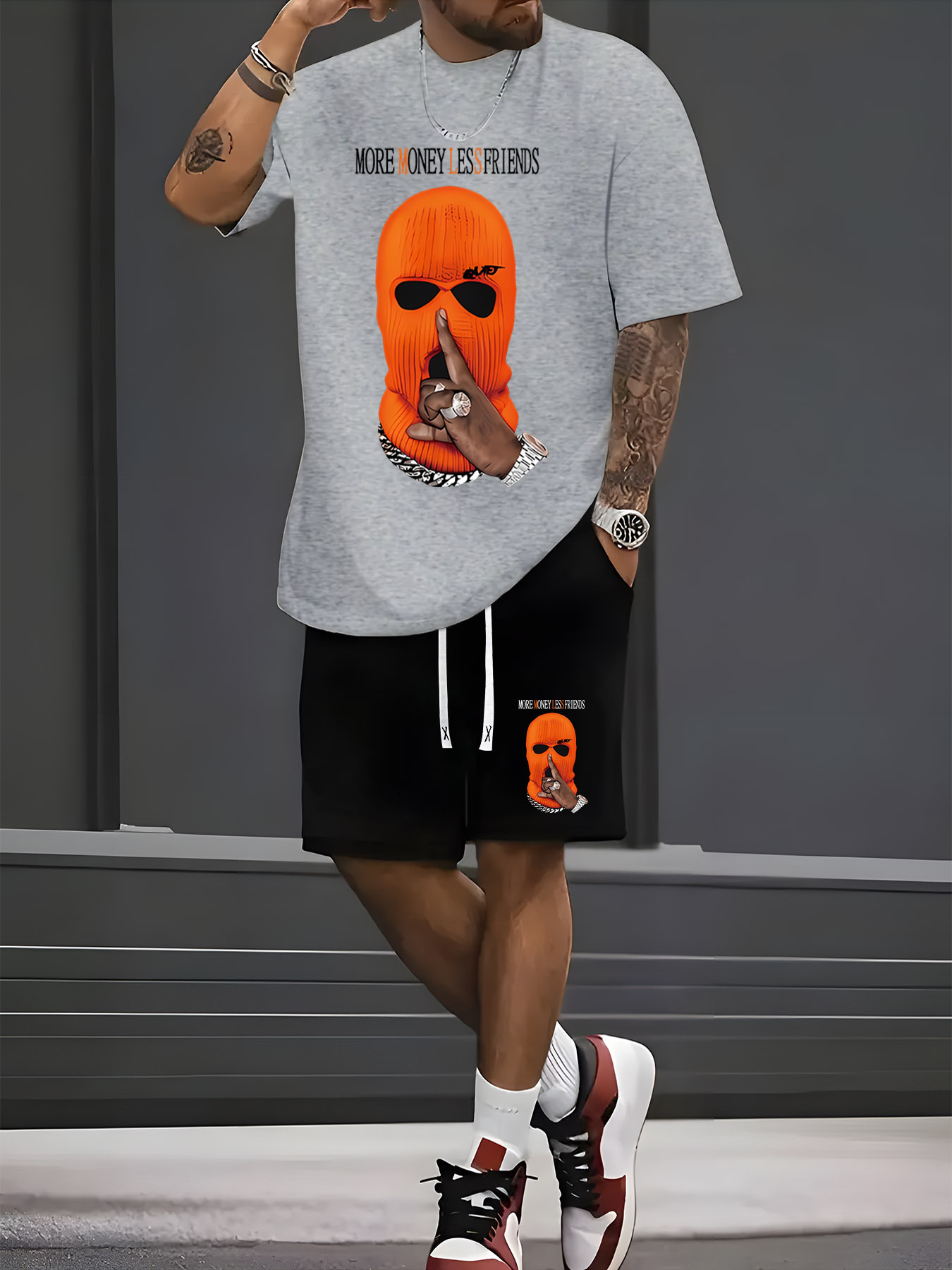 2026 Summer New Men's Short-Sl - Street Fashion Summer 2026 评论和价格